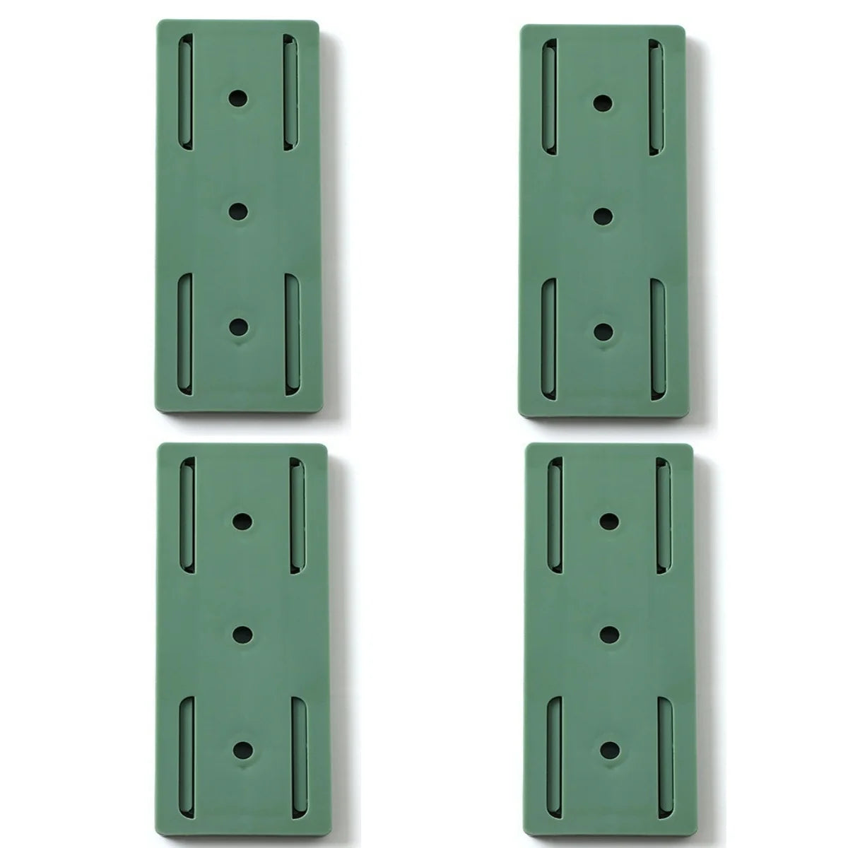 Wall-Mounted Holder Punch-Free Plug Fixer Self-Adhesive Socket Fixer Cable Power Strip Holder Cable Wire Organizer Rack