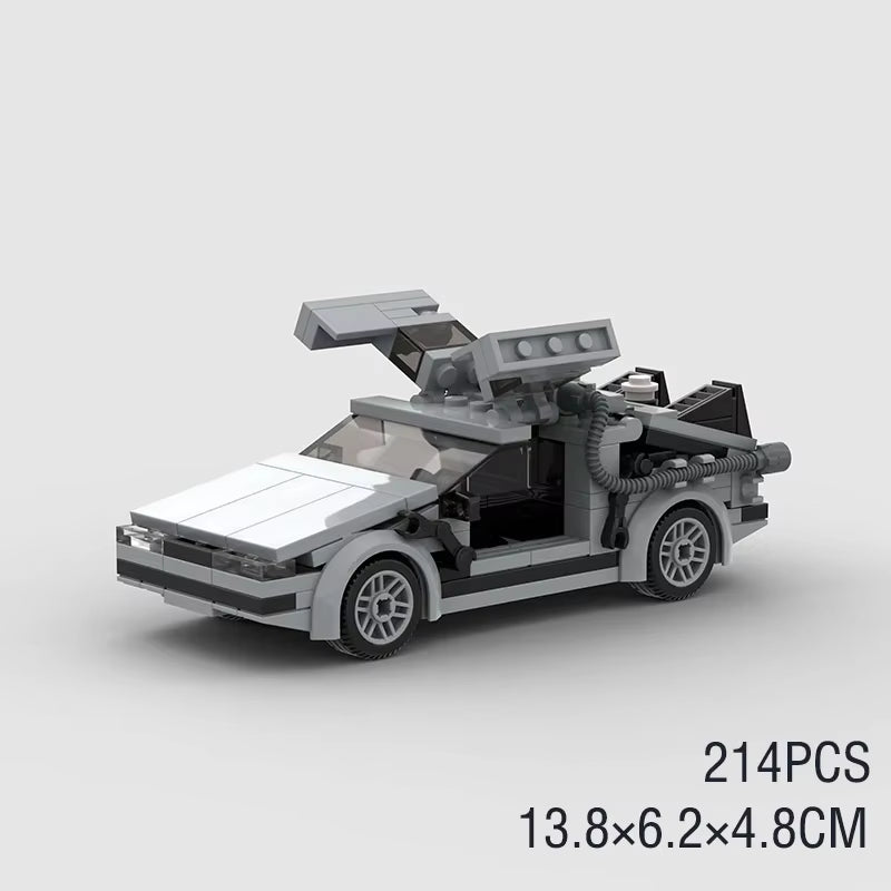 MOC Speed Super Race Car Vehicle Racing Model Building Blocks Bricks Rally Sport Pickup Truck Toy City Technical Christmas Gift