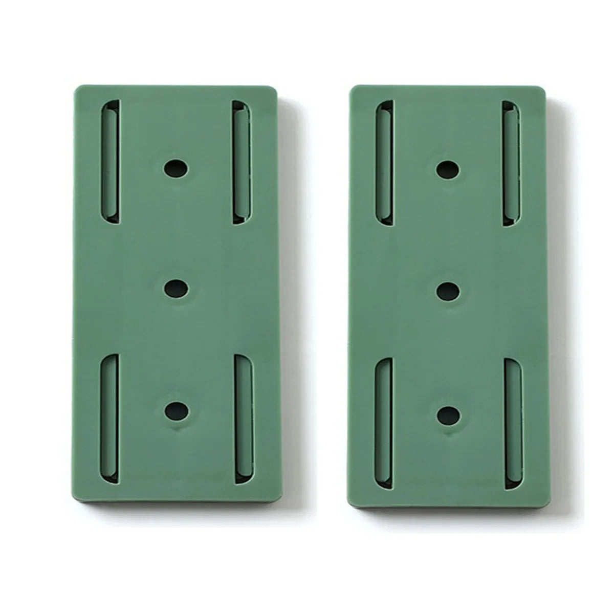 Wall-Mounted Holder Punch-Free Plug Fixer Self-Adhesive Socket Fixer Cable Power Strip Holder Cable Wire Organizer Rack