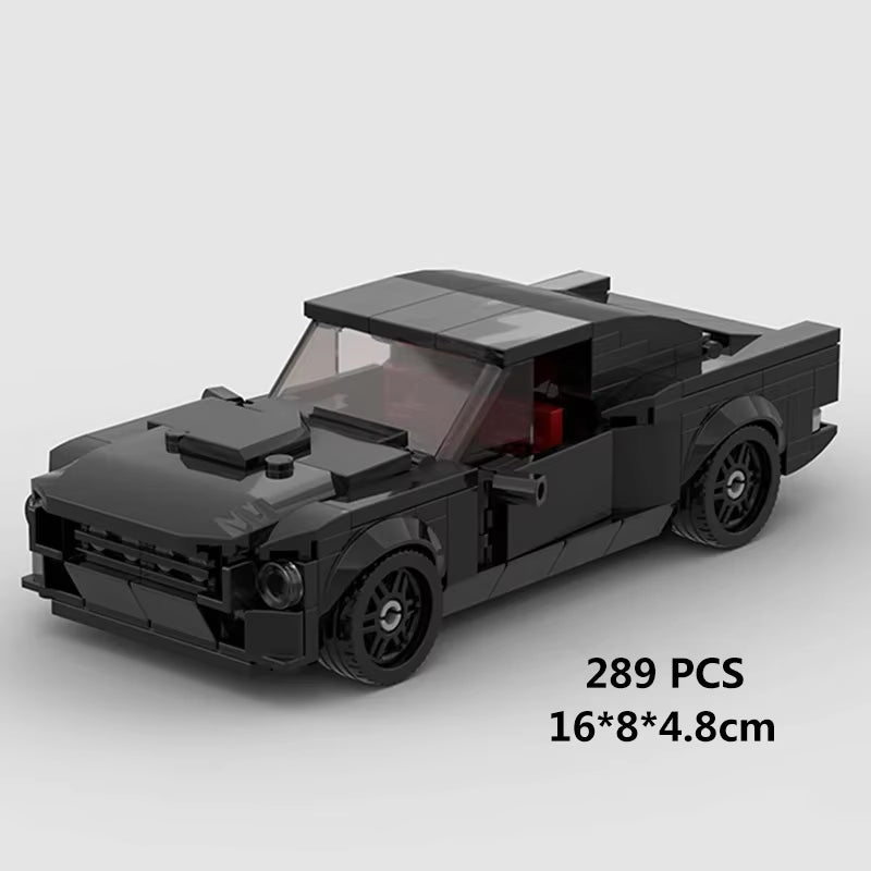 MOC Speed Super Race Car Vehicle Racing Model Building Blocks Bricks Rally Sport Pickup Truck Toy City Technical Christmas Gift