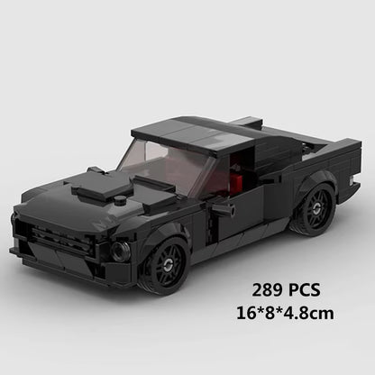 MOC Speed Super Race Car Vehicle Racing Model Building Blocks Bricks Rally Sport Pickup Truck Toy City Technical Christmas Gift