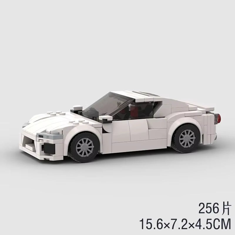MOC Speed Super Race Car Vehicle Racing Model Building Blocks Bricks Rally Sport Pickup Truck Toy City Technical Christmas Gift