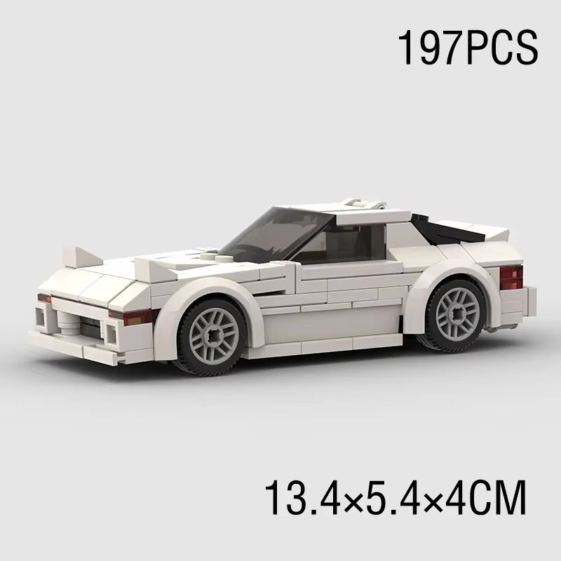 MOC Speed Super Race Car Vehicle Racing Model Building Blocks Bricks Rally Sport Pickup Truck Toy City Technical Christmas Gift