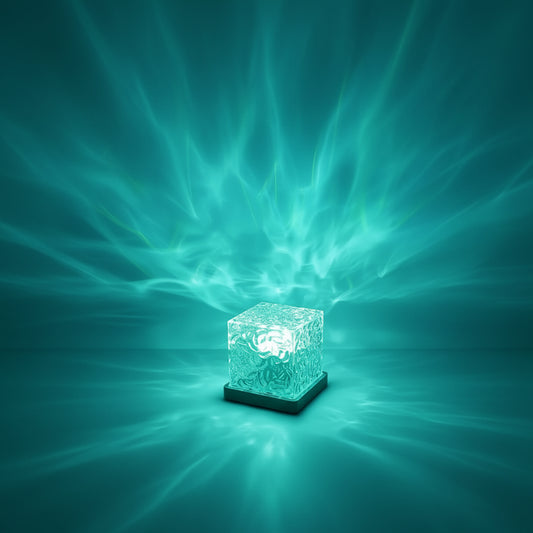 RGB 16 Color Night Light Ocean Wave Aurora Projector Lamp Remote