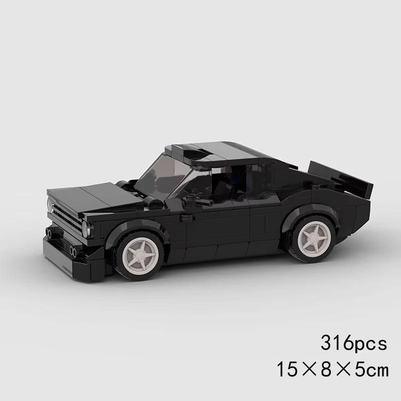 MOC Speed Super Race Car Vehicle Racing Model Building Blocks Bricks Rally Sport Pickup Truck Toy City Technical Christmas Gift