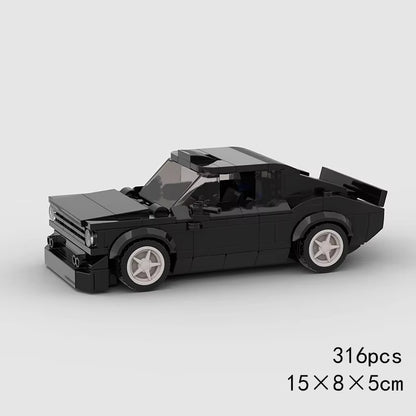 MOC Speed Super Race Car Vehicle Racing Model Building Blocks Bricks Rally Sport Pickup Truck Toy City Technical Christmas Gift