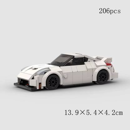 MOC Speed Super Race Car Vehicle Racing Model Building Blocks Bricks Rally Sport Pickup Truck Toy City Technical Christmas Gift