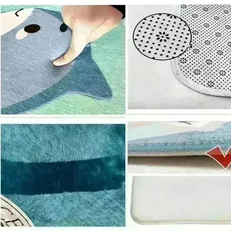 Colorful Creative Dollar Money Print Carpet Mat Rug Large Area Bedroom Entryway Non-Slip Stain Resistant Home Decoration