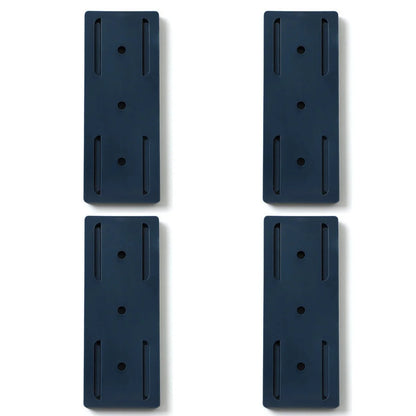 Wall-Mounted Holder Punch-Free Plug Fixer Self-Adhesive Socket Fixer Cable Power Strip Holder Cable Wire Organizer Rack