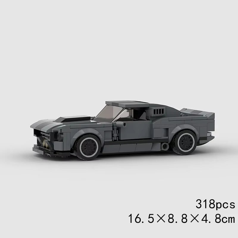 MOC Speed Super Race Car Vehicle Racing Model Building Blocks Bricks Rally Sport Pickup Truck Toy City Technical Christmas Gift