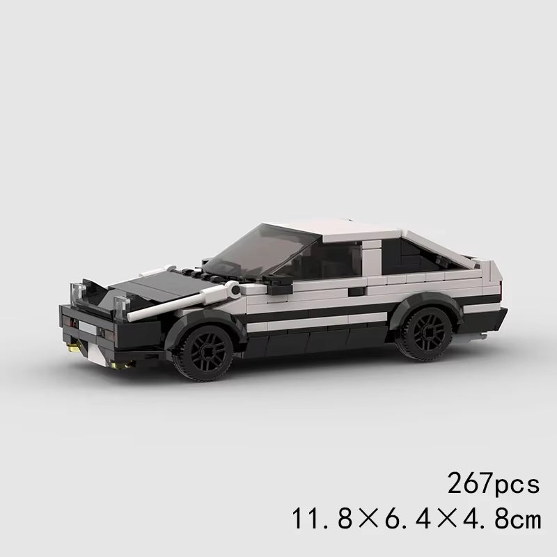 MOC Speed Super Race Car Vehicle Racing Model Building Blocks Bricks Rally Sport Pickup Truck Toy City Technical Christmas Gift