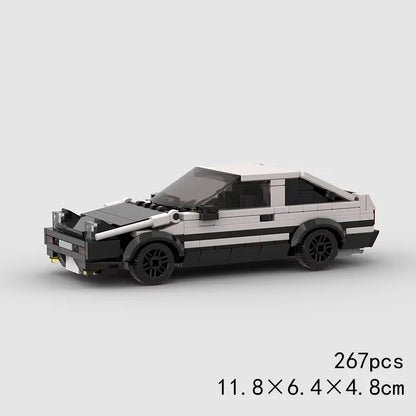 MOC Speed Super Race Car Vehicle Racing Model Building Blocks Bricks Rally Sport Pickup Truck Toy City Technical Christmas Gift