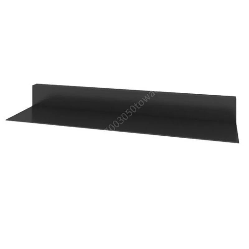 Custom Wall Shelves with LED Light, Modern Black Metal Display Shelves, Wall-Mounted Storage Shelves for the Living Room Bedroom