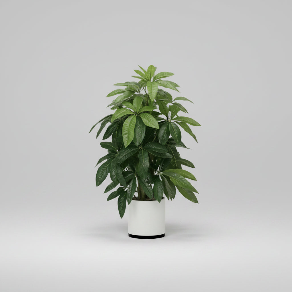 1Pcs Realistic Large Green Plants Artificial Money Tree Palm for Outdoor Garden Weddings Parties Balcony Porch Yard Christmas