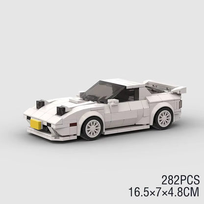 MOC Speed Super Race Car Vehicle Racing Model Building Blocks Bricks Rally Sport Pickup Truck Toy City Technical Christmas Gift