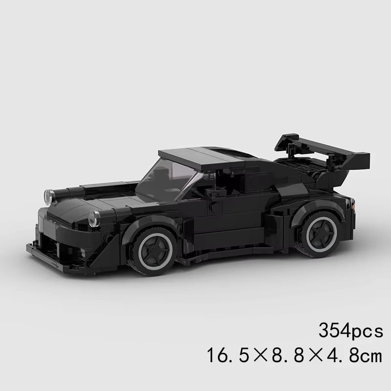 MOC Speed Super Race Car Vehicle Racing Model Building Blocks Bricks Rally Sport Pickup Truck Toy City Technical Christmas Gift