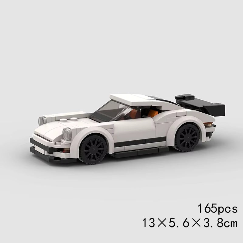 MOC Speed Super Race Car Vehicle Racing Model Building Blocks Bricks Rally Sport Pickup Truck Toy City Technical Christmas Gift