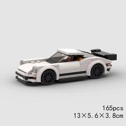 MOC Speed Super Race Car Vehicle Racing Model Building Blocks Bricks Rally Sport Pickup Truck Toy City Technical Christmas Gift
