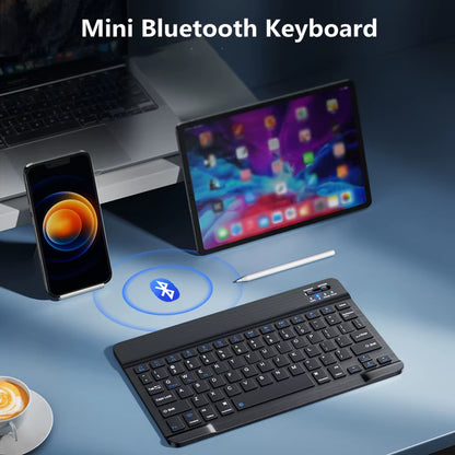 Bluetooth Wireless Keyboard Mini Keyboard for Laptop Tablet Phone Ipad Rechargeable Gaming Keyboard for Android Ios Windows