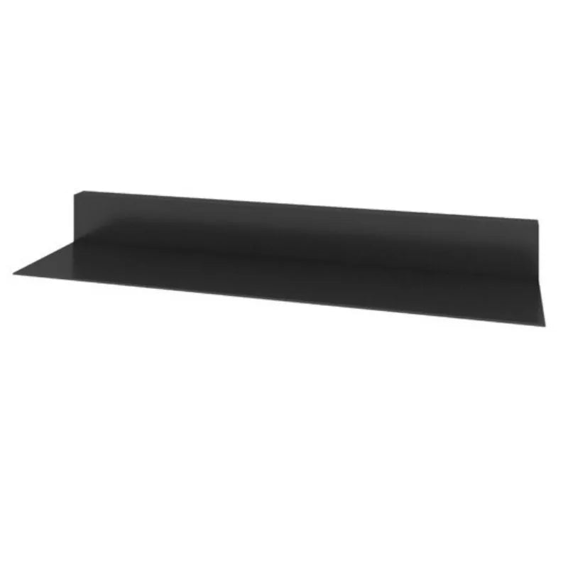 Custom Wall Shelves with LED Light, Modern Black Metal Display Shelves, Wall-Mounted Storage Shelves for the Living Room Bedroom