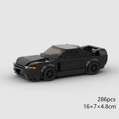 MOC Speed Super Race Car Vehicle Racing Model Building Blocks Bricks Rally Sport Pickup Truck Toy City Technical Christmas Gift