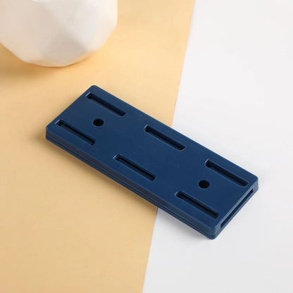 Wall-Mounted Holder Punch-Free Plug Fixer Self-Adhesive Socket Fixer Cable Power Strip Holder Cable Wire Organizer Rack