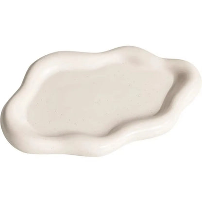 Light Luxury Plastic Jewelry Tray Mini Cloud Shape Jewelry Display Plate Jewelry Dish Watches/Keys Storage