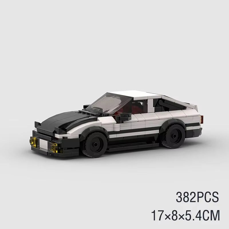 MOC Speed Super Race Car Vehicle Racing Model Building Blocks Bricks Rally Sport Pickup Truck Toy City Technical Christmas Gift