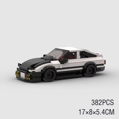 MOC Speed Super Race Car Vehicle Racing Model Building Blocks Bricks Rally Sport Pickup Truck Toy City Technical Christmas Gift