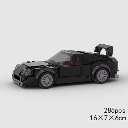 MOC Speed Super Race Car Vehicle Racing Model Building Blocks Bricks Rally Sport Pickup Truck Toy City Technical Christmas Gift