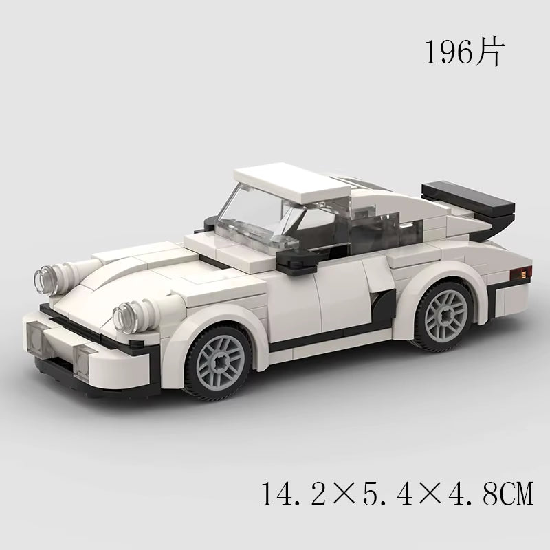 MOC Speed Super Race Car Vehicle Racing Model Building Blocks Bricks Rally Sport Pickup Truck Toy City Technical Christmas Gift