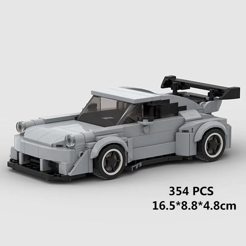 MOC Speed Super Race Car Vehicle Racing Model Building Blocks Bricks Rally Sport Pickup Truck Toy City Technical Christmas Gift