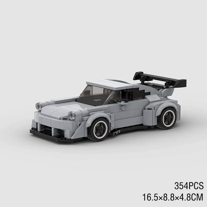 MOC Speed Super Race Car Vehicle Racing Model Building Blocks Bricks Rally Sport Pickup Truck Toy City Technical Christmas Gift