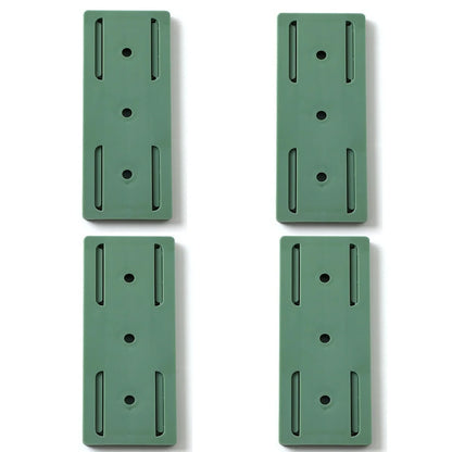 Wall-Mounted Holder Punch-Free Plug Fixer Self-Adhesive Socket Fixer Cable Power Strip Holder Cable Wire Organizer Rack