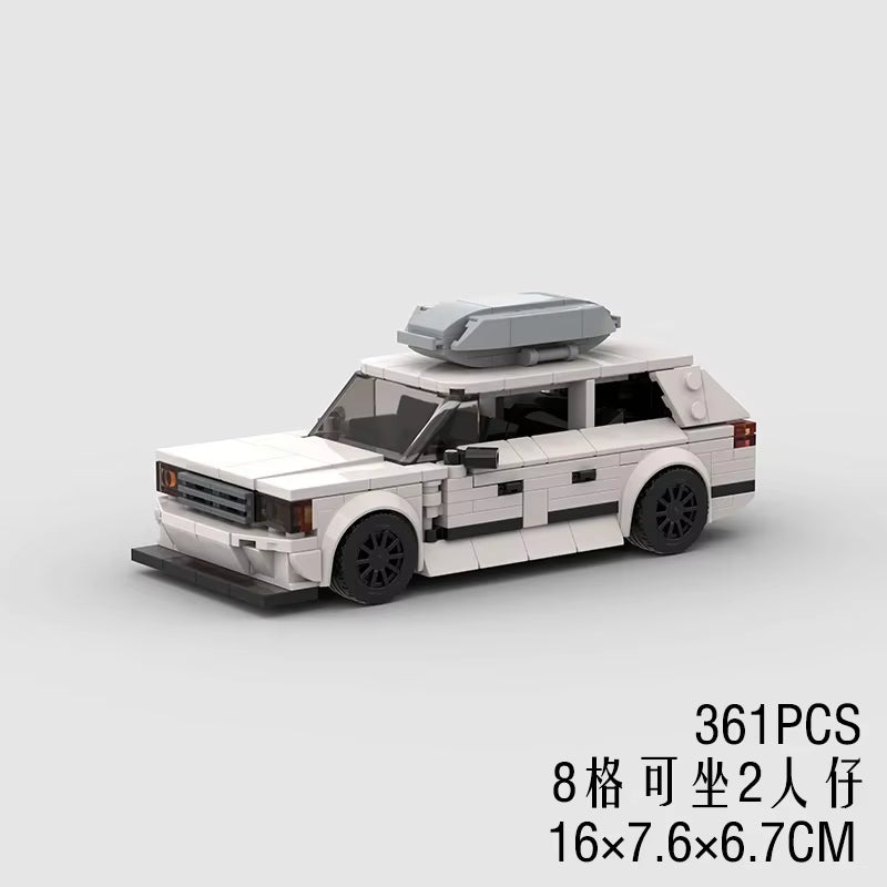 MOC Speed Super Race Car Vehicle Racing Model Building Blocks Bricks Rally Sport Pickup Truck Toy City Technical Christmas Gift