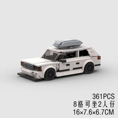 MOC Speed Super Race Car Vehicle Racing Model Building Blocks Bricks Rally Sport Pickup Truck Toy City Technical Christmas Gift