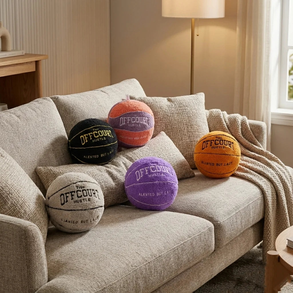 25Cm Offcourt Basketball Pillow Anime Plush Toy Stuffed Animals Soft Plush Children Gifts Birthday Gift Home Room Decoration