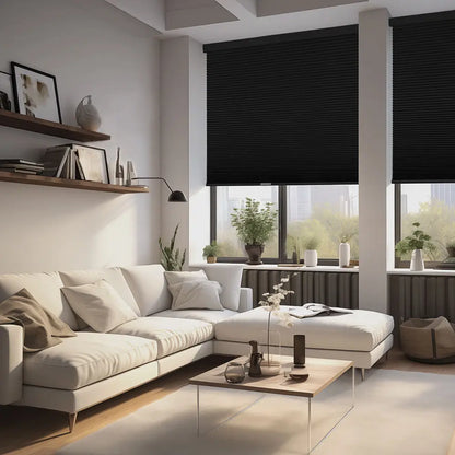 Wholesale High Quality Privacy Blackout Thermal Insulated No Drill Cordless Honeycomb Blinds for Hotel