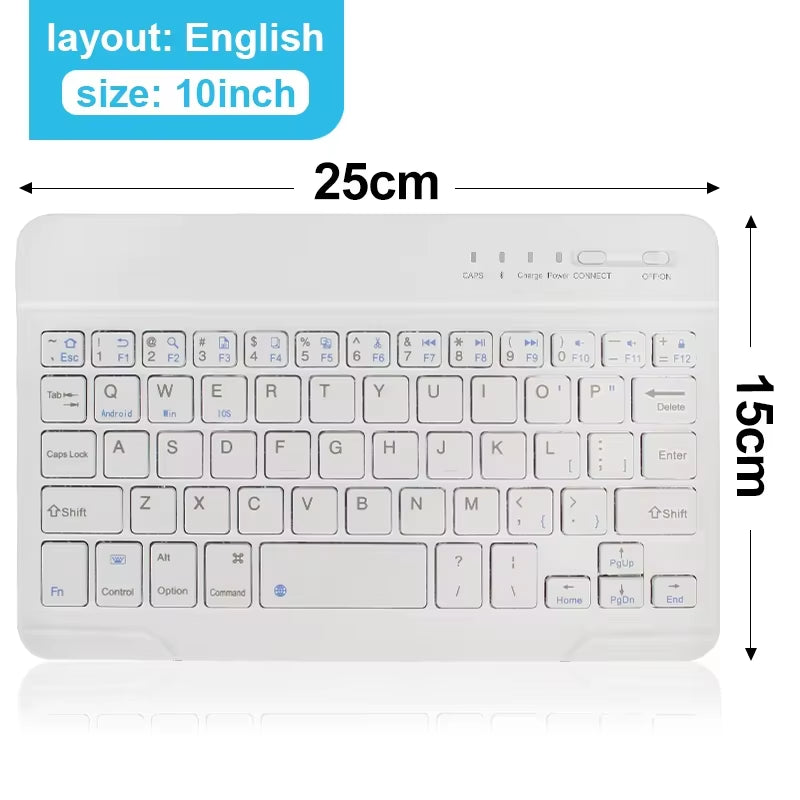 Bluetooth Wireless Keyboard Mini Keyboard for Laptop Tablet Phone Ipad Rechargeable Gaming Keyboard for Android Ios Windows