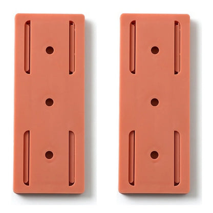 Wall-Mounted Holder Punch-Free Plug Fixer Self-Adhesive Socket Fixer Cable Power Strip Holder Cable Wire Organizer Rack